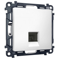 Розетка Ethernet RJ-45 и со шторками, без рамки Ambrella Volt ALFA MA132005