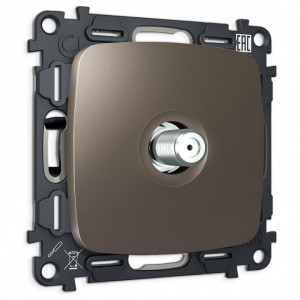 ТВ-розетка без рамки Ambrella Volt OMEGA MO643050 ТВ-розетка без рамки Ambrella Volt OMEGA MO643050