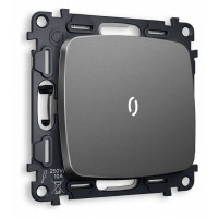 Выключатель проходной одноклавишный с подсветкой без рамки Ambrella Volt Quant MO652035