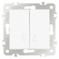 Выключатель для жалюзи без рамки Arte Milano 206 206.38-2.white