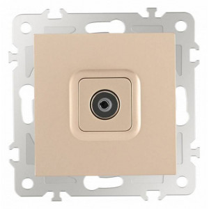 ТВ-розетка без рамки Arte Milano am-206 206.43-1.shampan