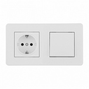 Блок с розеткой и выключателем Arte Milano SET16-2 SET16-2-40-1-30-1 white Блок с розеткой и выключателем Arte Milano SET16-2 SET16-2-40-1-30-1 white