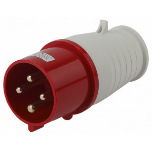 Вилка прямая ЭРА 3P+PE 32А IP44 V-32-3P-PE-IP44 Вилка прямая ЭРА 3P+PE 32А IP44 V-32-3P-PE-IP44