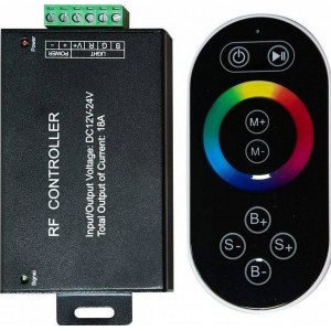 Контроллер-регулятор цвета RGB с пультом ДУ Feron LD55 21557 Контроллер-регулятор цвета RGB с пультом ДУ Feron LD55 21557