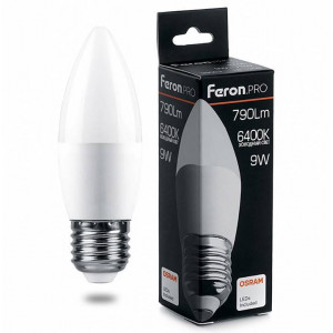 Лампа светодиодная Feron LB-1309 E27 9Вт 6400K 38064