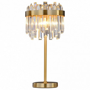 Настольная лампа декоративная ILLUMICO IL5189 IL5189-3TLS-29 BRASS MIRAGE