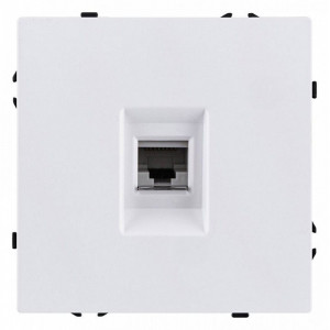 Розетка Ethernet RJ-45 без рамки Kollinger Eclipse EC-017WG Розетка Ethernet RJ-45 без рамки Kollinger Eclipse EC-017WG