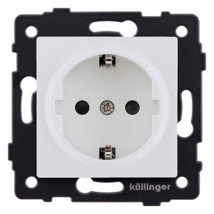 Розетка с заземлением, без рамки Kollinger REA-002WM Розетка с заземлением, без рамки Kollinger REA-002WM