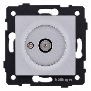 ТВ-розетка без рамки Kollinger REA-007GY ТВ-розетка без рамки Kollinger REA-007GY