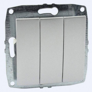 Выключатель трехклавишный без рамки Mono Electric Despina / Larissa 500-002122-114 Выключатель трехклавишный без рамки Mono Electric Despina / Larissa 500-002122-114