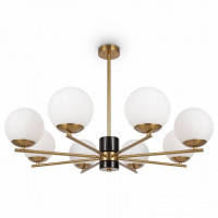 Люстра на штанге Freya Marble FR5230PL-08BS