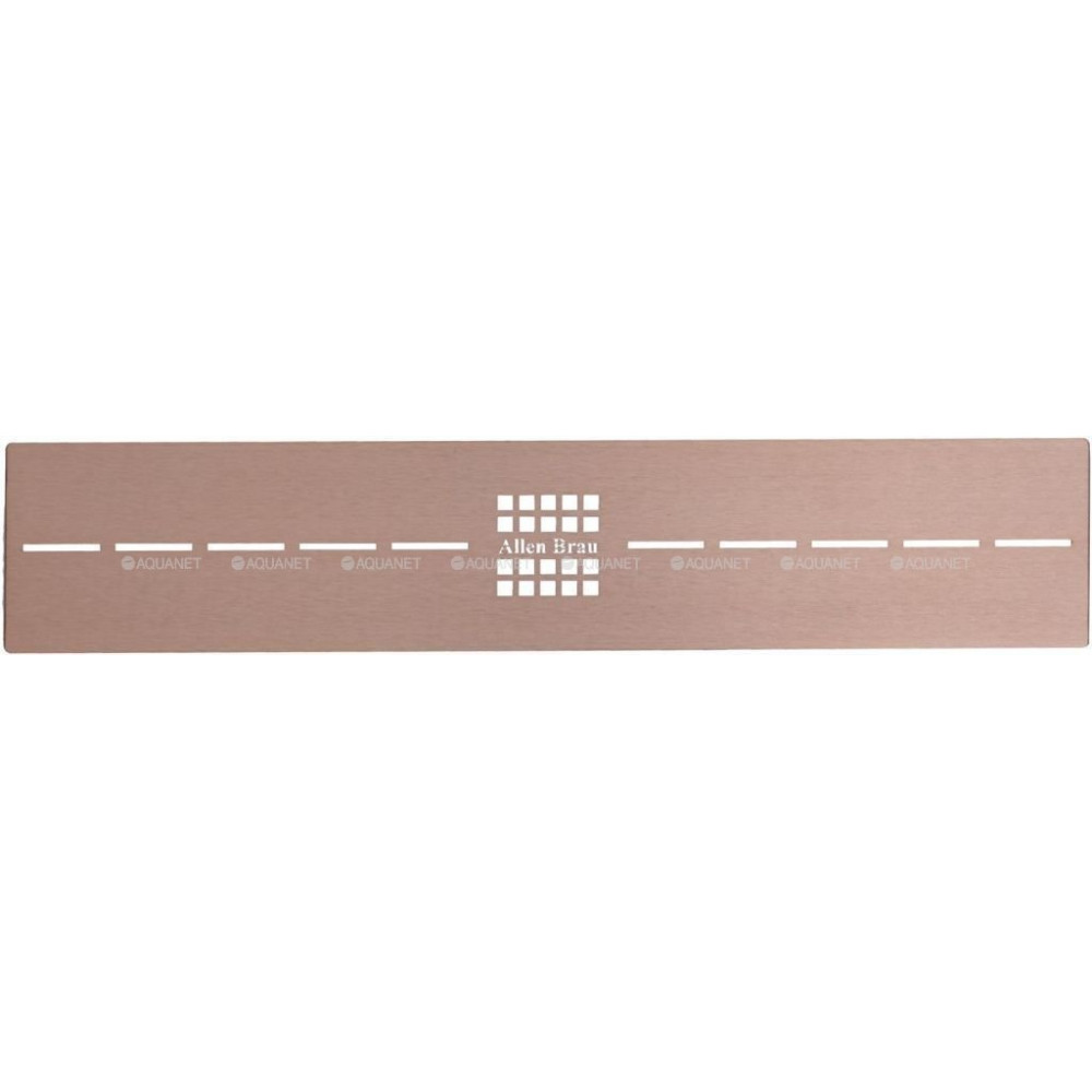 Накладка сифона Allen Brau Infinity для поддона 140х90 см медь браш 8.210N6-60