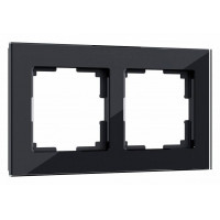 Рамка на 2 поста Werkel Favorit (черный) W0021108