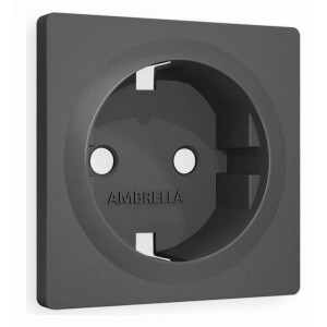 Накладка для розетки с заземлением Ambrella Volt Quant AP9060 Накладка для розетки с заземлением Ambrella Volt Quant AP9060