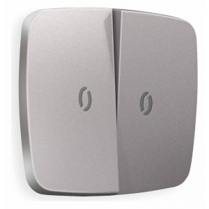 Клавиши для выключателя двухклавишного c подсветкой Ambrella Volt Quant OP5040 Клавиши для выключателя двухклавишного c подсветкой Ambrella Volt Quant OP5040