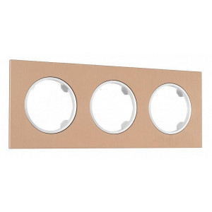 Рамка на 3 поста Arte Milano am-502.11 502.11-3.brown Рамка на 3 поста Arte Milano am-502.11 502.11-3.brown