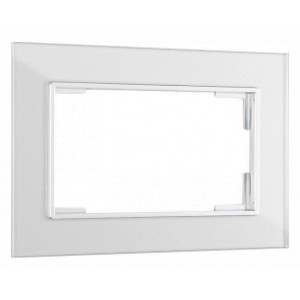 Рамка для двойной розетки Arte Milano am-503.02 503.02-double.silver