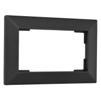 Рамка для двойной розетки Arte Milano am-503.03 503.03-double.black