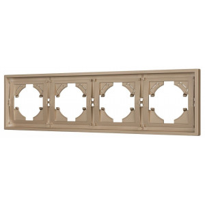 Рамка на 4 поста Arlight FRM-TENDO 053850 Рамка на 4 поста Arlight FRM-TENDO 053850