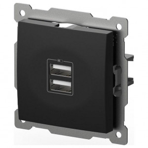 Розетка 2хUSB type A без рамки Elbi Eleсtriс Zena Vega 609-014800-143