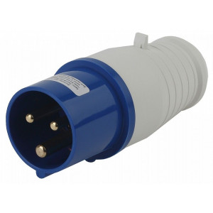 Вилка прямая ЭРА 2P+PE 16А IP44 V-16-2P-PE-IP44 Вилка прямая ЭРА 2P+PE 16А IP44 V-16-2P-PE-IP44