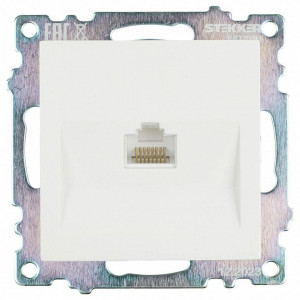 Розетка Ethernet RJ-45 без рамки Stekker Катрин 39305 Розетка Ethernet RJ-45 без рамки Stekker Катрин 39305
