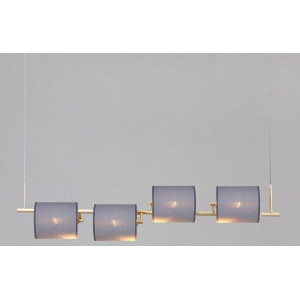 Подвесная люстра ILLUMICO IL3080-4ASQ-26 AB DS Подвесная люстра ILLUMICO IL3080-4ASQ-26 AB DS