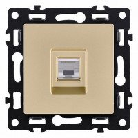 Розетка Ethernet RJ-45 без рамки Kollinger Asthetik AS-017GD