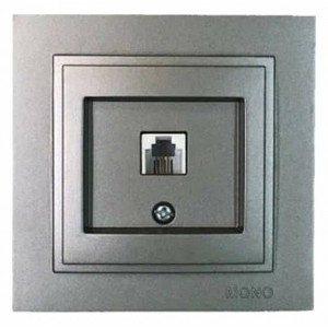 Розетка Ethernet RJ-45 Mono Electric Despina 102-242405-124 Розетка Ethernet RJ-45 Mono Electric Despina 102-242405-124