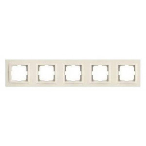 Рамка на 5 постов Mono Electric Larissa 103-010100-164 Рамка на 5 постов Mono Electric Larissa 103-010100-164