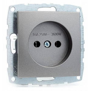 Розетка без заземления, без рамки Mono Electric Despina / Larissa 500-002422-116 Розетка без заземления, без рамки Mono Electric Despina / Larissa 500-002422-116