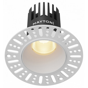Встраиваемый светильник Maytoni  DL119-10W-2.7K-TRS-W