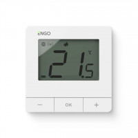 Умный терморегулятор HOMMYN E25 ZigBee 868 МГц 2xAA белый E25-BATW