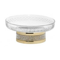 Мыльница настольная Boheme Royal Cristal золото 10930-G