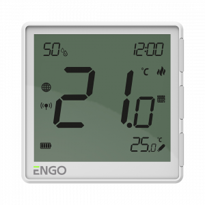 Беспроводной терморегулятор ENGO Controls EONE Zigbee с аккумулятором белый EONE-BATW Беспроводной терморегулятор ENGO Controls EONE Zigbee с аккумулятором белый EONE-BATW