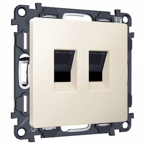 Розетка двойная Ethernet RJ-45 без рамки Ambrella Volt MA MA332110 Розетка двойная Ethernet RJ-45 без рамки Ambrella Volt MA MA332110