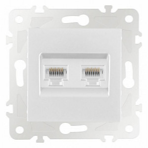 Розетка Ethernet RJ-45 без рамки Arte Milano am-203 203.45-2.white