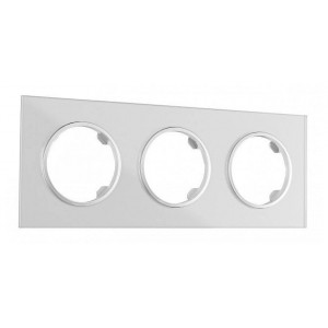 Рамка на 3 поста Arte Milano am-502.01 502.01-3.silver Рамка на 3 поста Arte Milano am-502.01 502.01-3.silver
