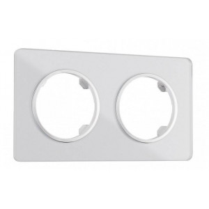 Рамка на 2 поста Arte Milano am-502.13 502.13-2.silver Рамка на 2 поста Arte Milano am-502.13 502.13-2.silver