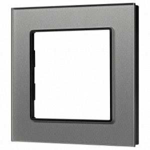 Рамка на 1 пост Arlight GLARE 043788 Рамка на 1 пост Arlight GLARE 043788