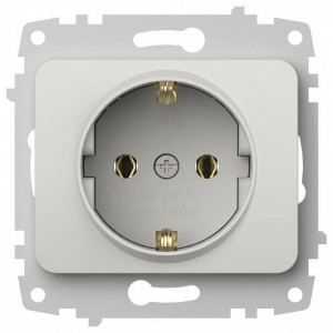 Розетка с заземлением, без рамки Elbi Eleсtriс Jazz 607-016200-217
