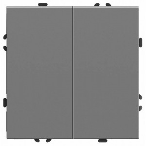 Выключатель двухклавишный без рамки Stekker RSW10-5104-10 49944