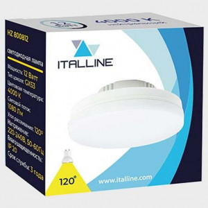 Лампа светодиодная Italline  GX53 12Вт 4000K HZ 800812