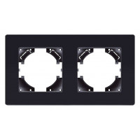 Рамка на 2 поста Kollinger Eleganz Acryl EA2BK