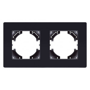 Рамка на 2 поста Kollinger Eleganz Acryl EA2BK Рамка на 2 поста Kollinger Eleganz Acryl EA2BK