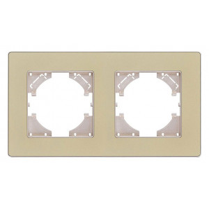 Рамка на 2 поста Kollinger Eleganz Acryl EA2GD Рамка на 2 поста Kollinger Eleganz Acryl EA2GD