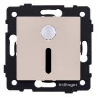 Заглушка для поста с подсветкой, без рамки Kollinger  REA-045GD