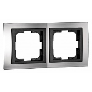 Рамка на 2 поста Mono Electric Chrome 106-410000-161 Рамка на 2 поста Mono Electric Chrome 106-410000-161