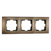 Рамка на 3 поста Mono Electric Style Aluminium 107-810000-162