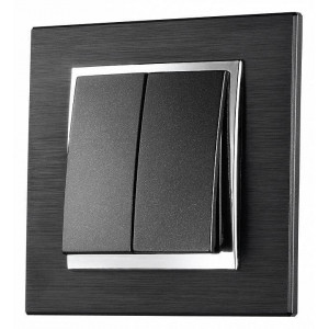 Рамка на 1 пост Mono Electric Style Aluminium 107-820000-160 Рамка на 1 пост Mono Electric Style Aluminium 107-820000-160